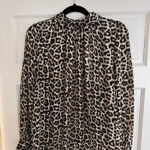 Leopard Print Women's Top